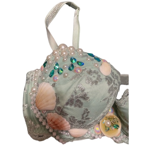 Custom designed mermaid 🧜♀️ Victoria’s Secret bra 34DD - Picture 1 of 9
